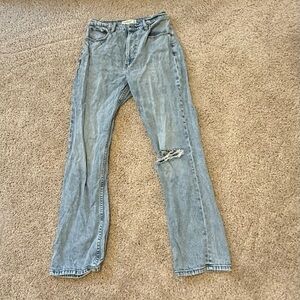 Abercrombie Ankle Straight Ultimate High Rise Jean Size 4L/27